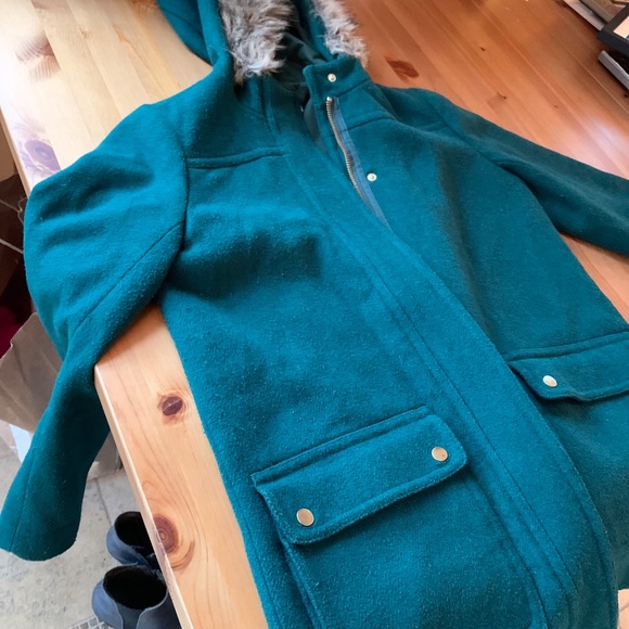 JCrew Merchantile Wool Parka coat jacket - Picture 2 of 3